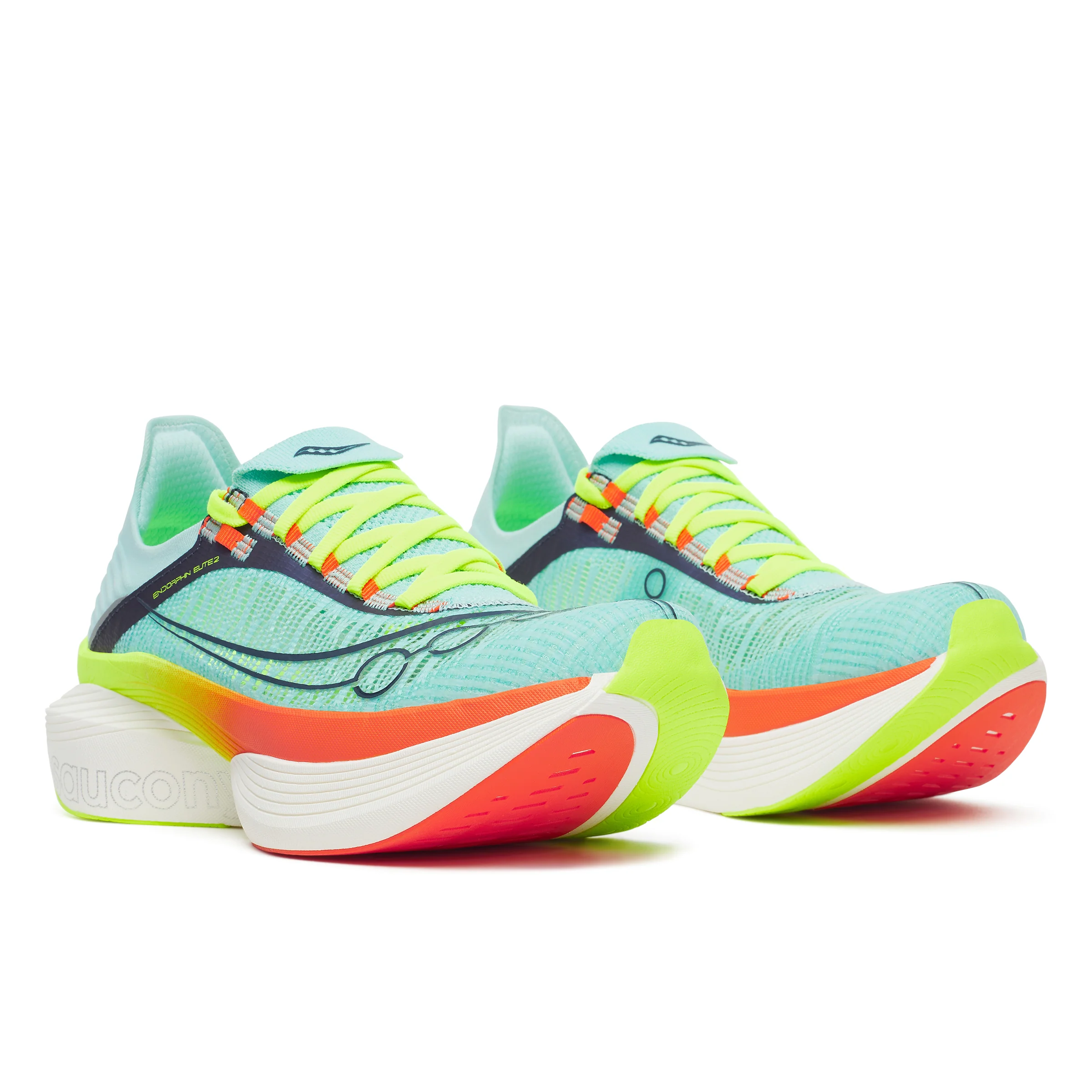 Saucony Unisex Endorphin Elite 2 - Splash/Fire - Neutral - SS26 - Image 3