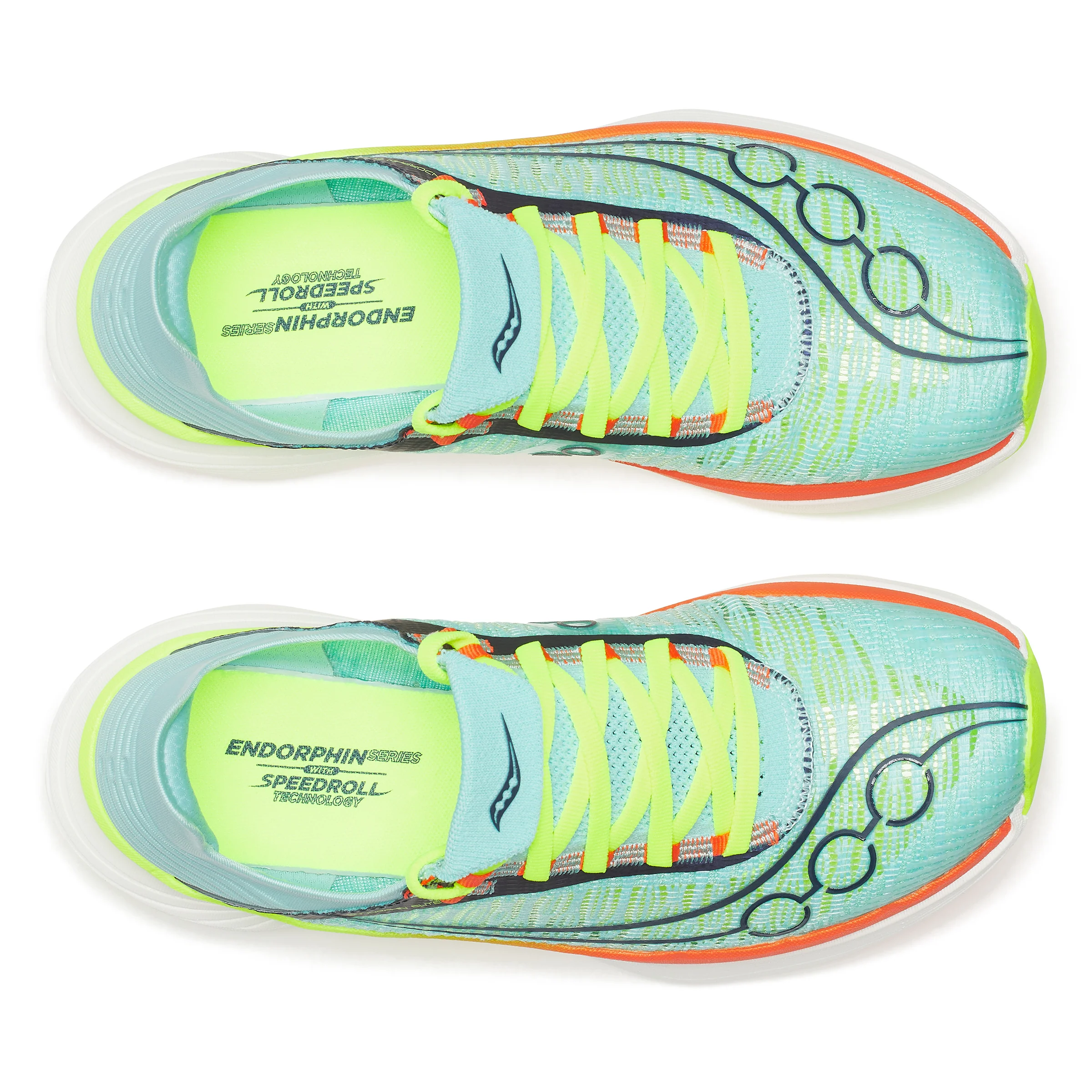 Saucony Unisex Endorphin Elite 2 - Splash/Fire - Neutral - SS26 - Image 6