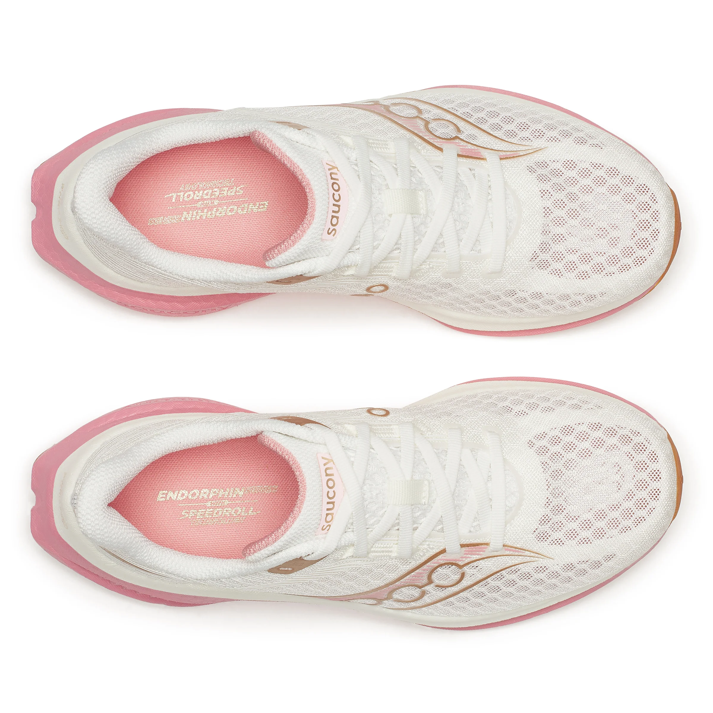 Saucony Womens Endorphin Speed 5 - Ivory/Mauve - Neutral - SS26 - Image 6