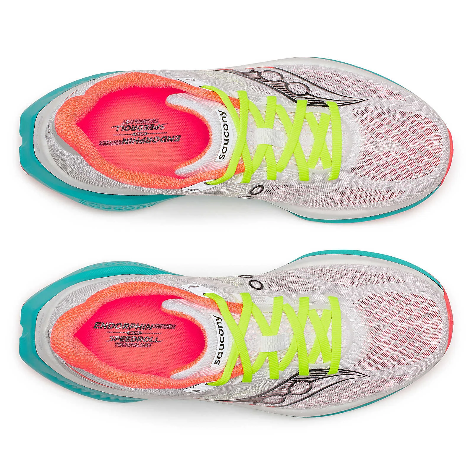 Saucony Womens Endorphin Speed 5 - White/Mutant - Neutral - AW25 - Image 4