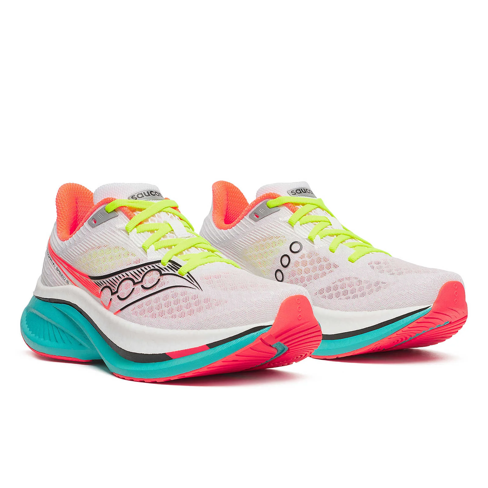 Saucony Womens Endorphin Speed 5 - White/Mutant - Neutral - AW25 - Image 5