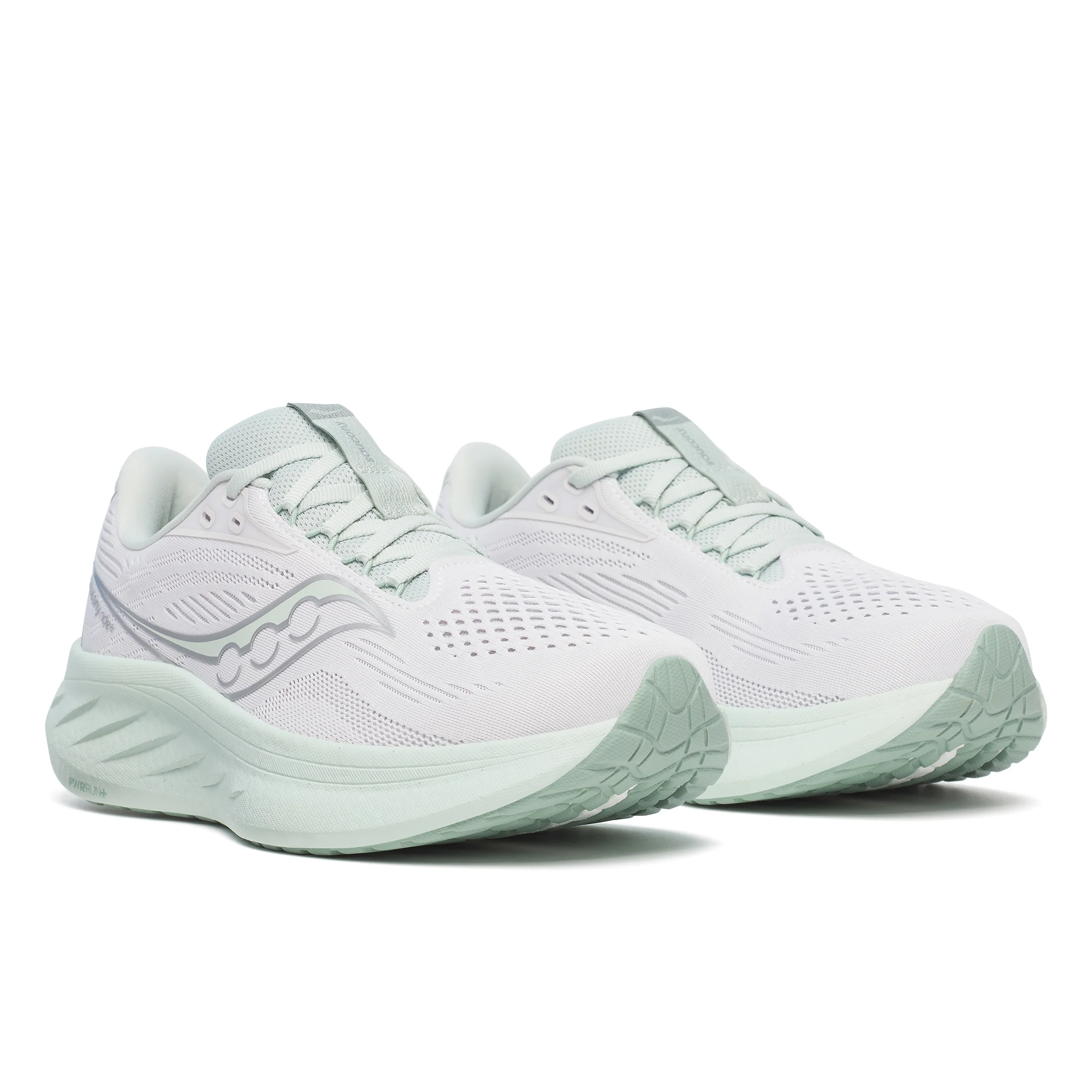 Saucony Womens Ride 18 - Fog/Mist - Neutral - AW25 - Image 3