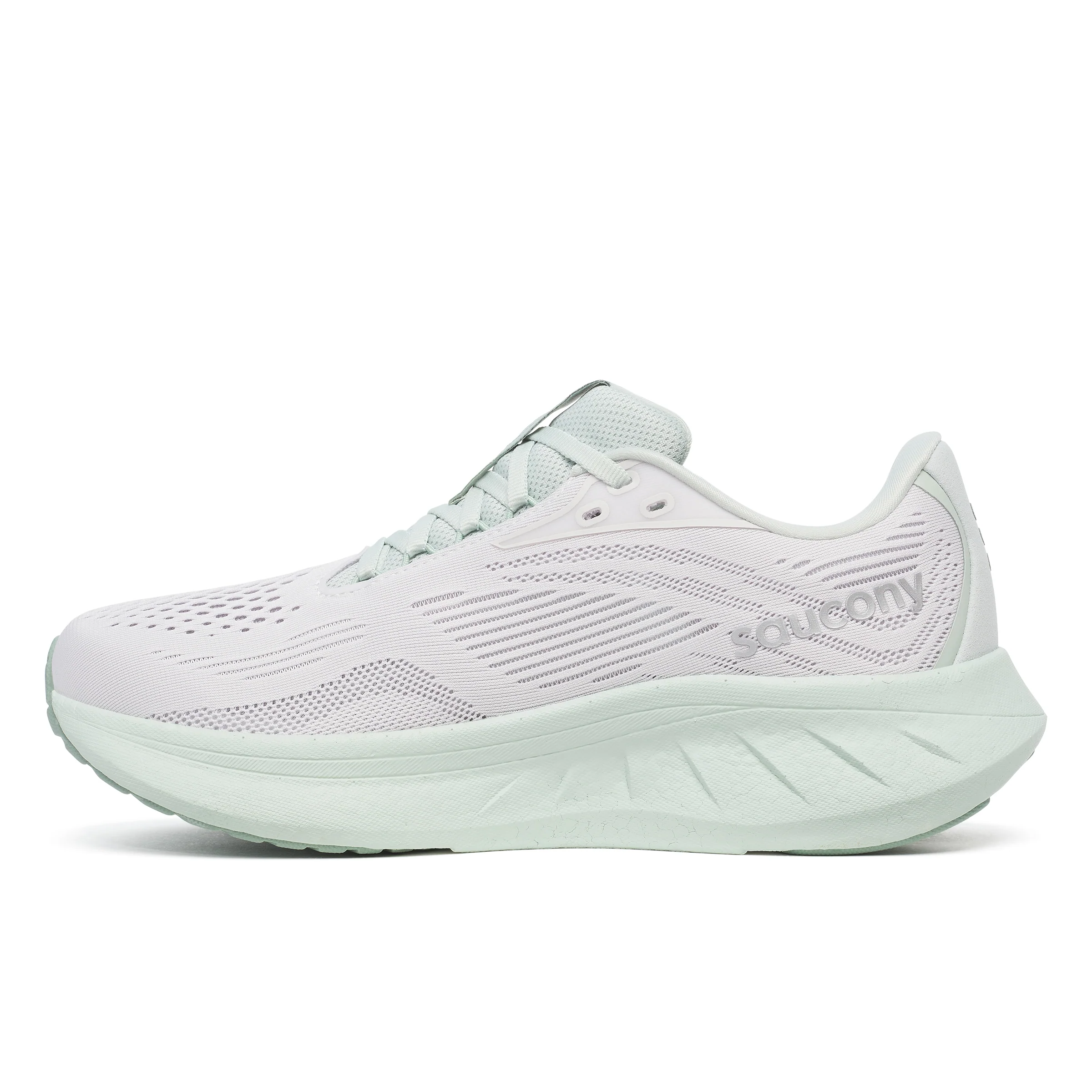 Saucony Womens Ride 18 - Fog/Mist - Neutral - AW25 - Image 4
