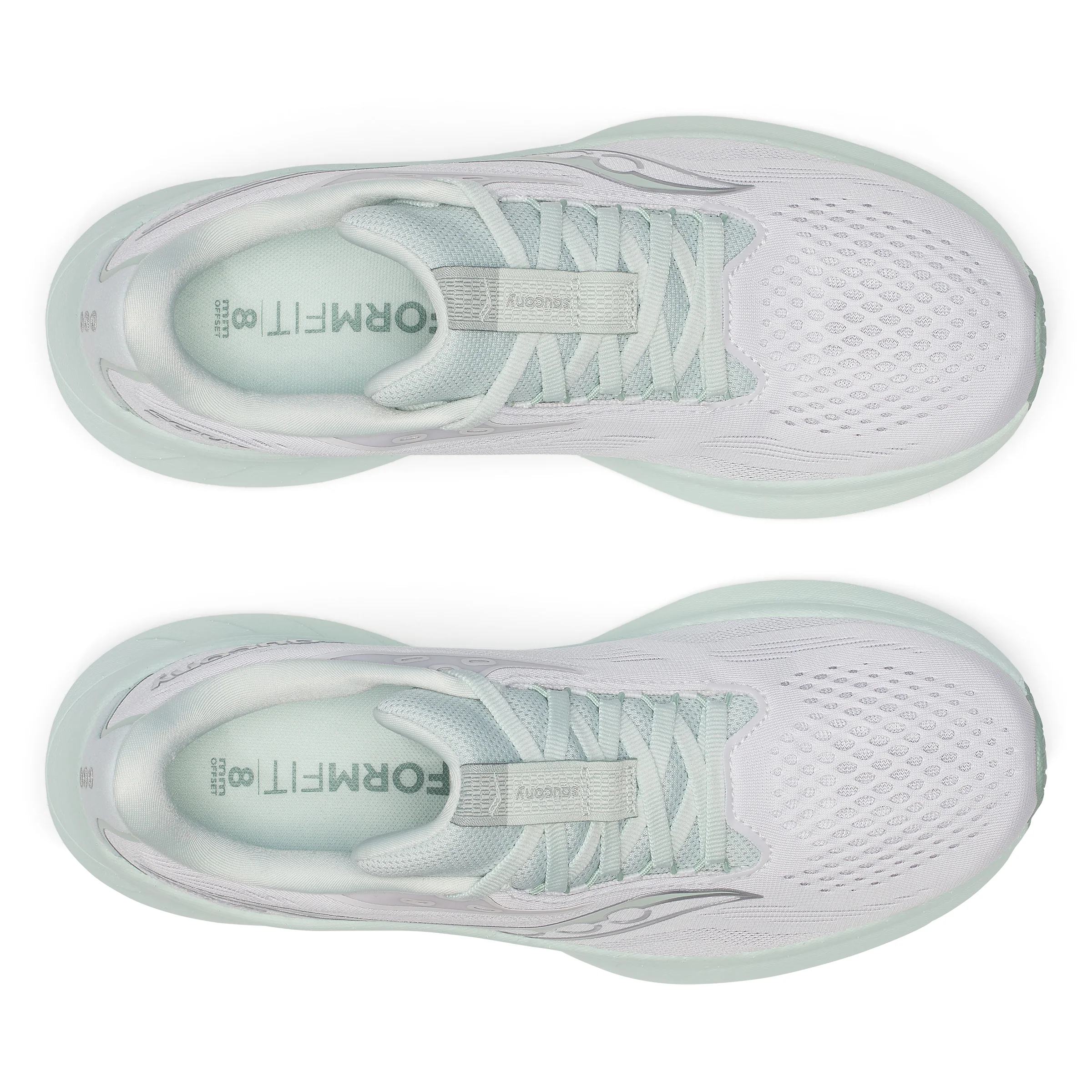 Saucony Womens Ride 18 - Fog/Mist - Neutral - AW25 - Image 6