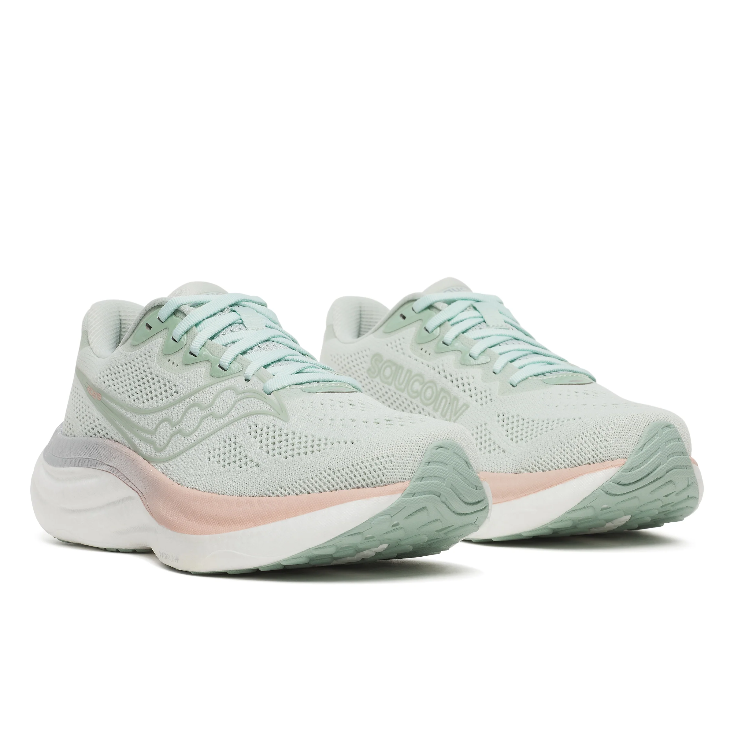 Saucony Womens Ride 19 - Mist/Cameo - Neutral - SS26 - Image 3