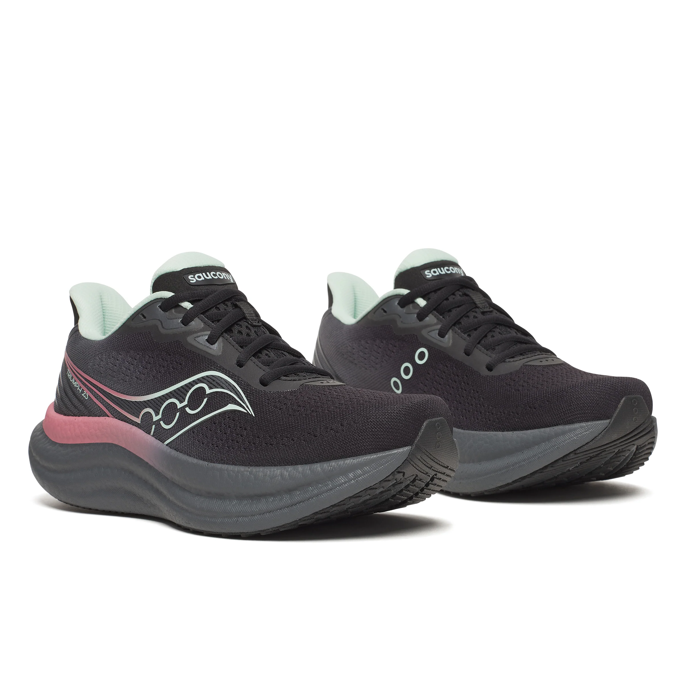 Saucony Womens Triumph 23 - Black/Calm - Neutral - SS26 - Image 3