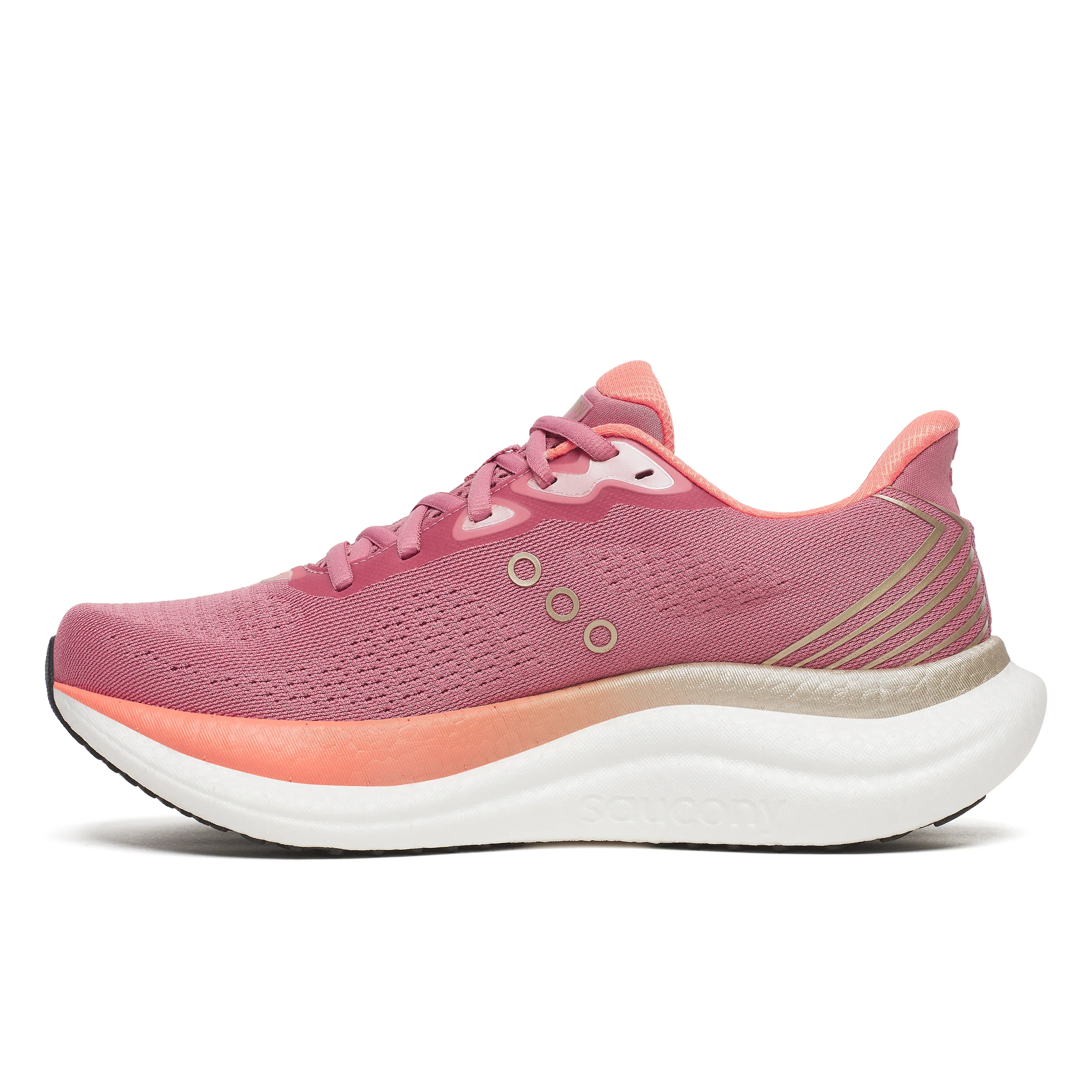 Saucony Womens Triumph 23 - Mauve/Black - Neutral - SS26 - Image 4