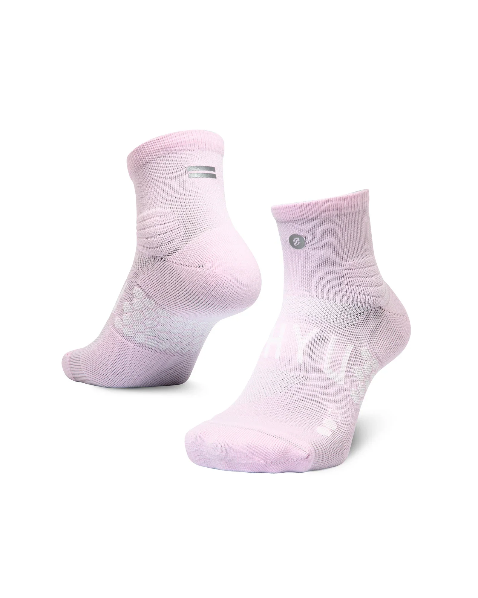 SHYU Racing Quarter Crew Socks - Petal/Petal/Petal