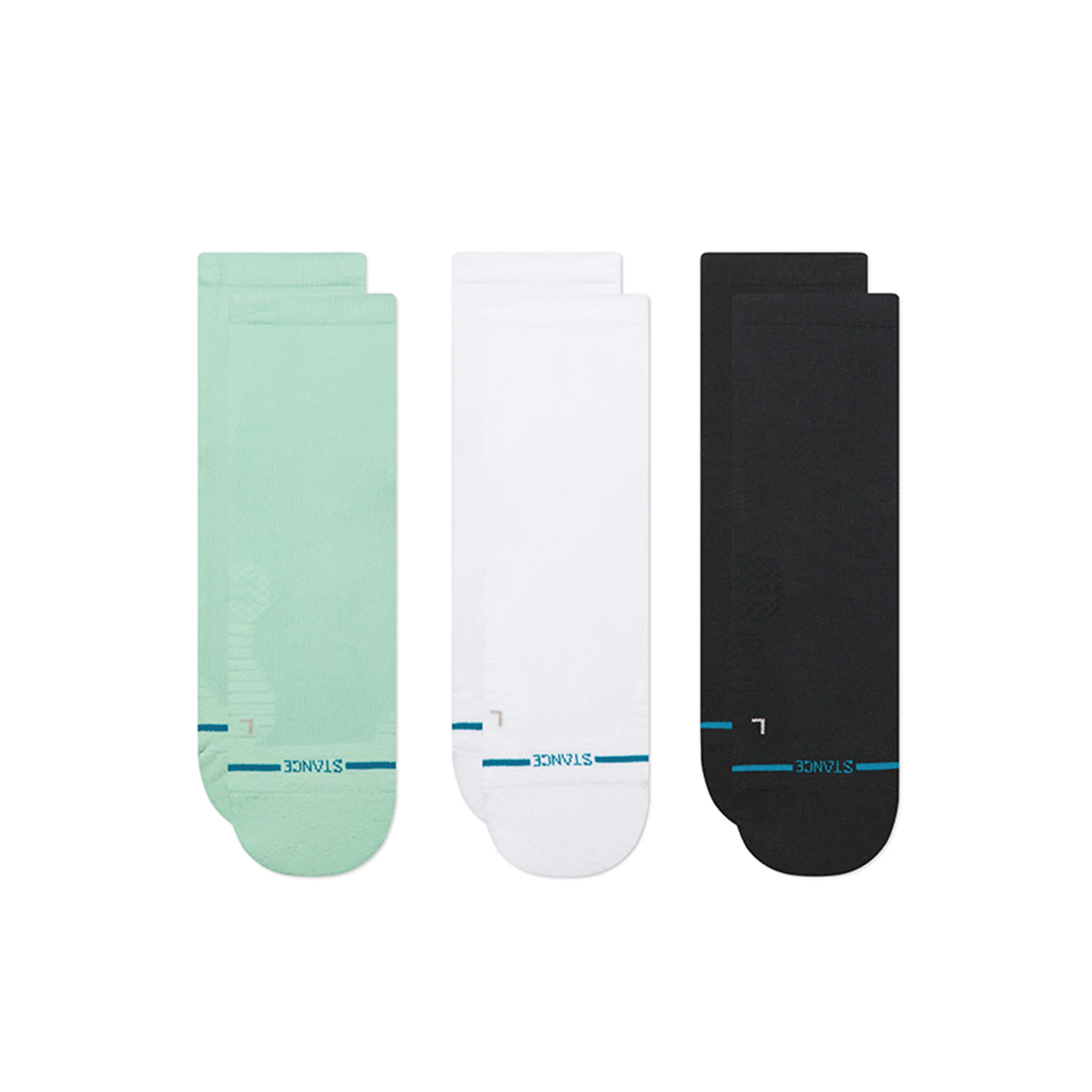 Stance Run Light Quarter 3 Pack - Deep Teal