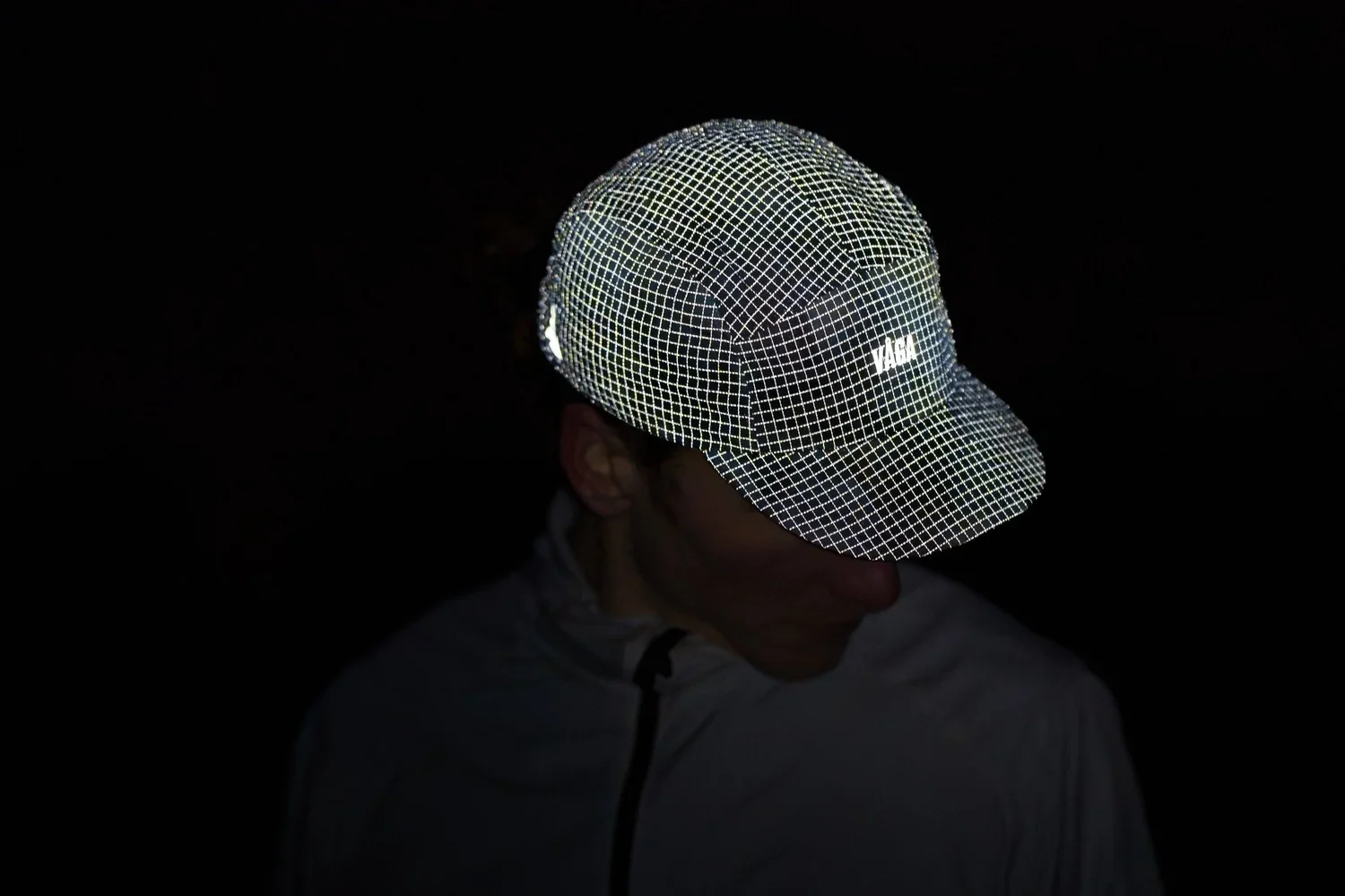 Vaga Night Club 2.0 Reflective Cap - Black/Grey - SS26 - Image 2